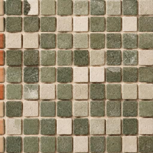 Close-up of Mosaic Grove matte texture